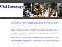 Tablet Screenshot of ckddressage.com